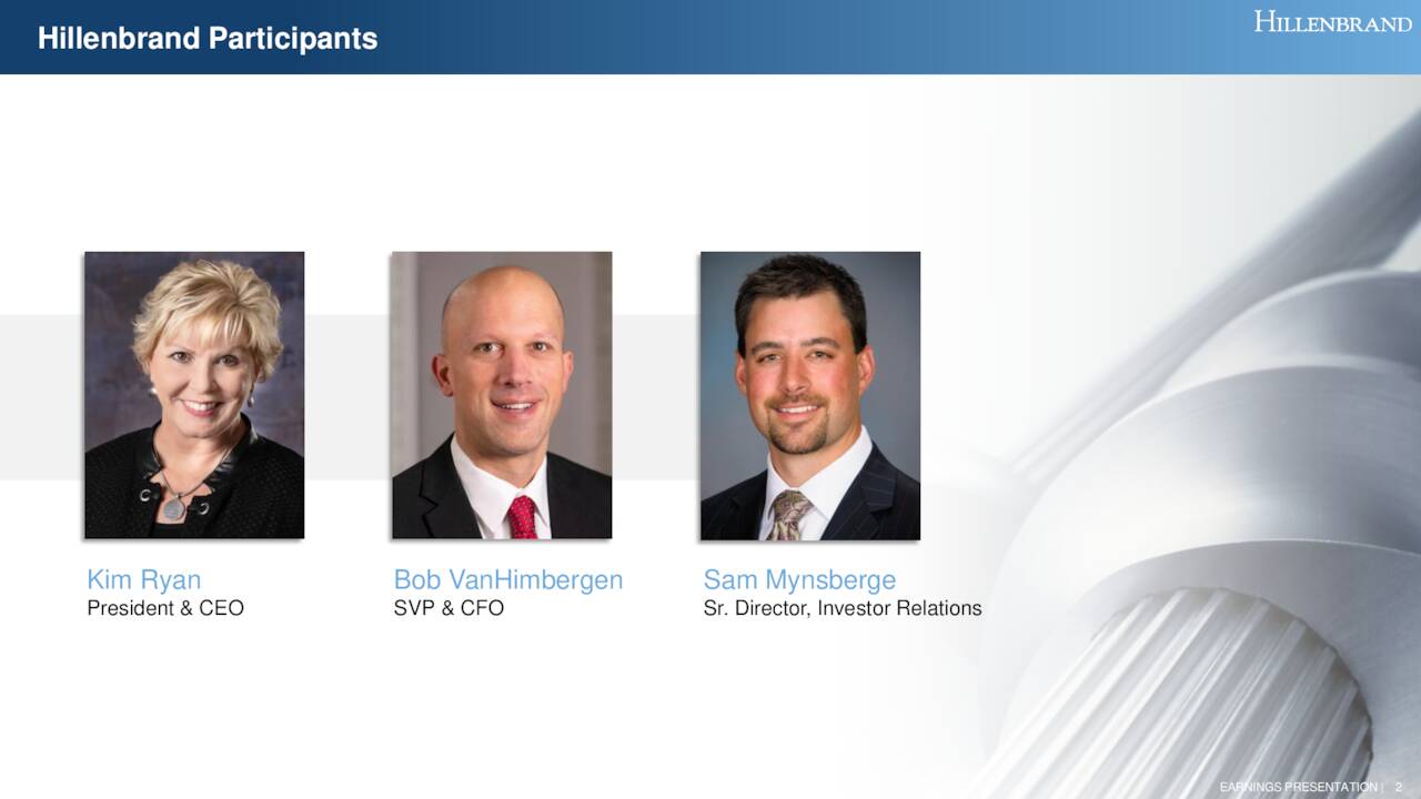 Hillenbrand, Inc. 2022 Q3 Results Earnings Call Presentation (NYSE