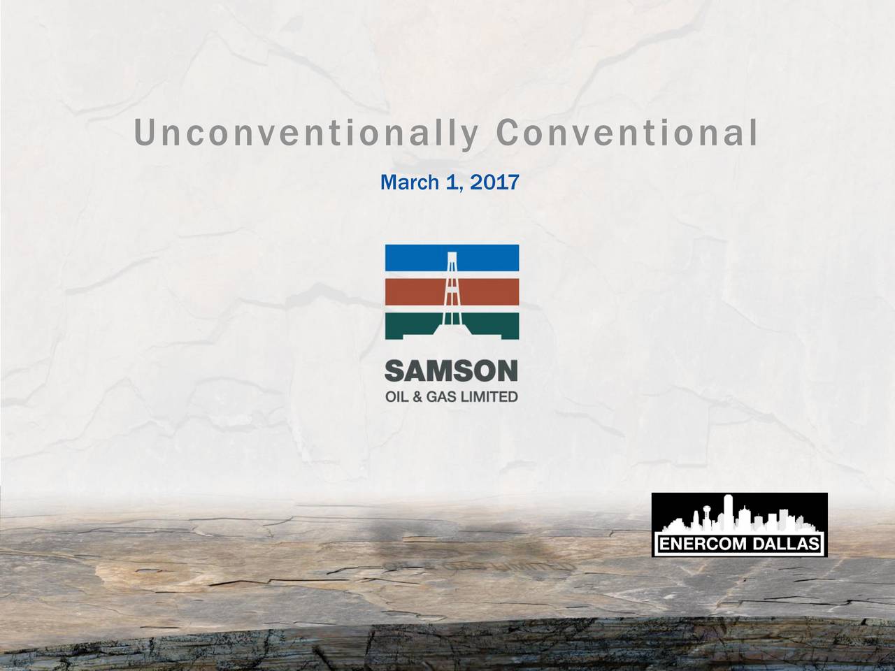 Samson Oil & Gas Limited (SSN) Presents At Dallas Investment