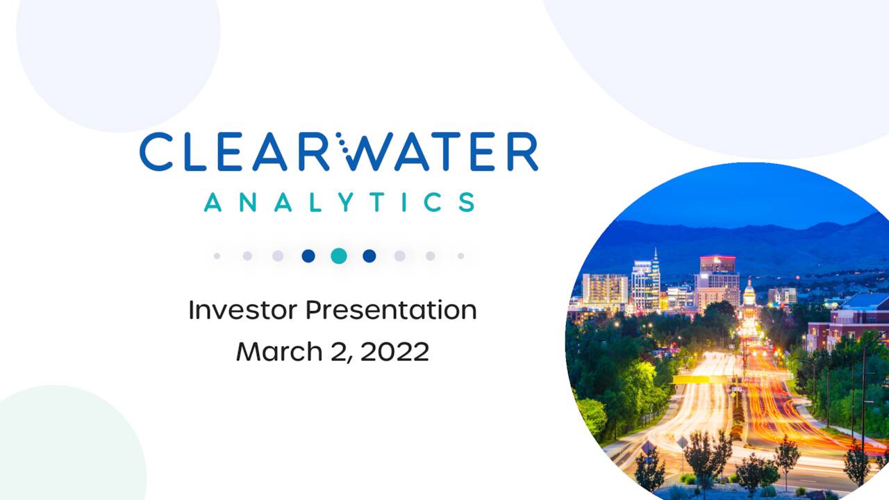 Clearwater Analytics Holdings, Inc. 2022 Q1 Results Earnings Call