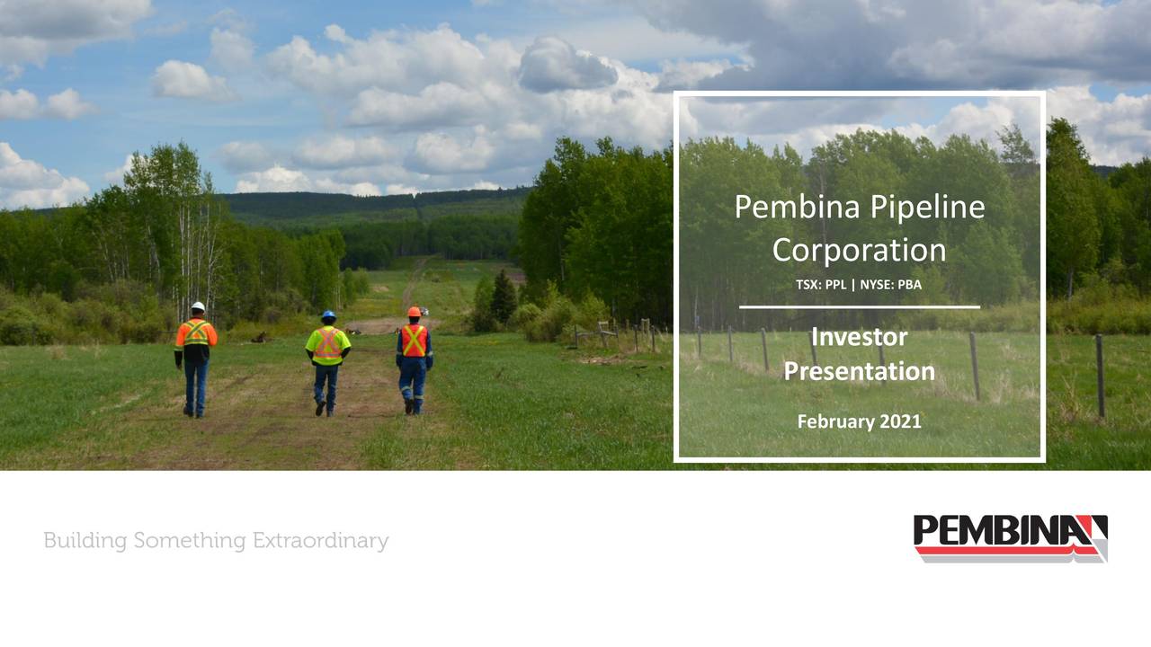 Pembina Pipeline Corporation 2020 Q4 Results Earnings Call