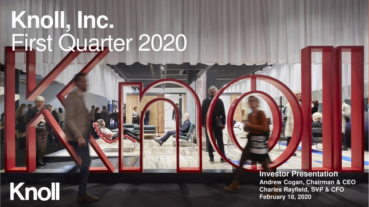Knoll, Inc. 2019 Q4 Results Earnings Call Presentation (NYSEKNL