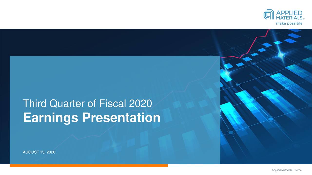 Applied Materials, Inc. 2020 Q3 Results Earnings Call Presentation