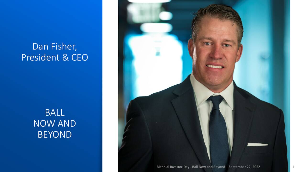 Ball Corporation 2022 Q3 Results Earnings Call Presentation (NYSE