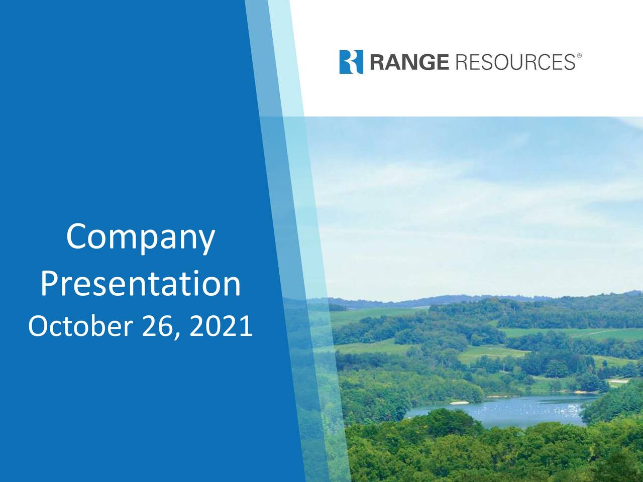 Range Resources Corporation 2021 Q3 Results Earnings Call