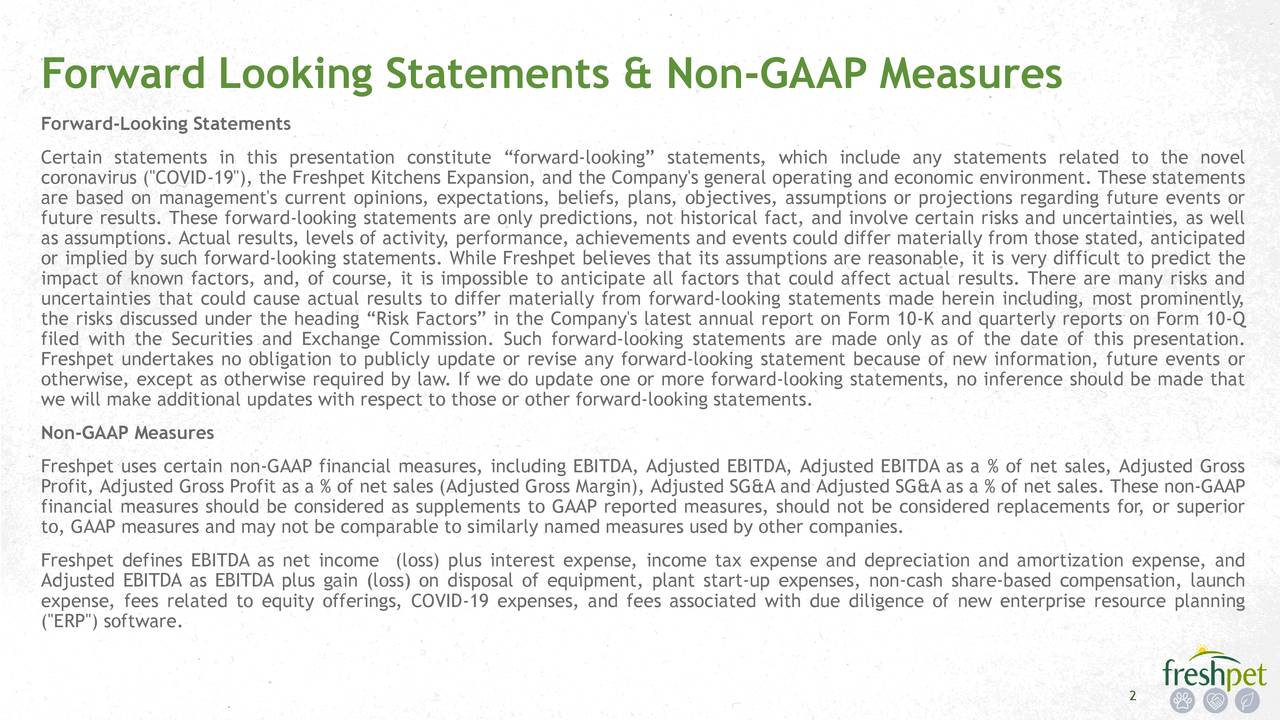 Freshpet, Inc. 2020 Q1 Results Earnings Call Presentation (NASDAQ