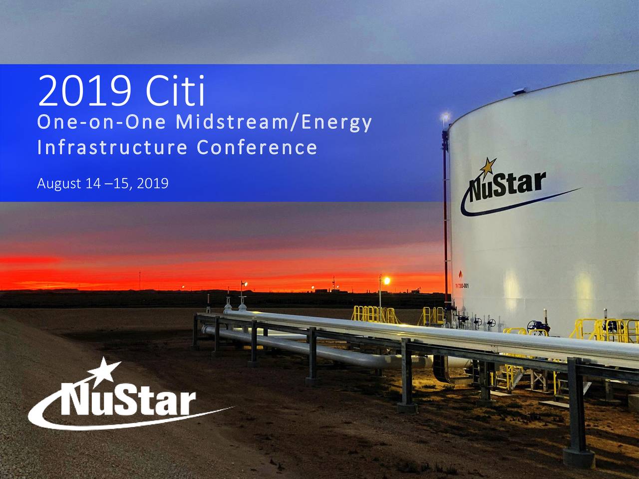 NuStar Energy L.P. (NS) Presents At 2019 Citigroup 11 Midstream/Energy