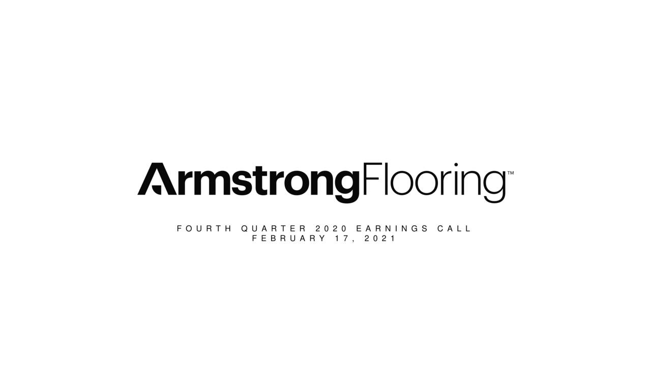 Armstrong Flooring, Inc. 2020 Q4 Results Earnings Call Presentation
