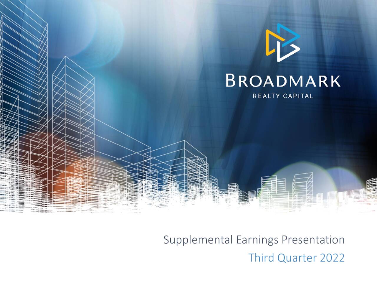 Broadmark Realty Capital Inc. 2022 Q3 Results Earnings Call