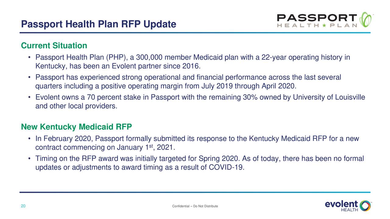 Evolent Health (EVH) Presenta At Bank of America Healthcare Virtual Conference 2020 Slideshow