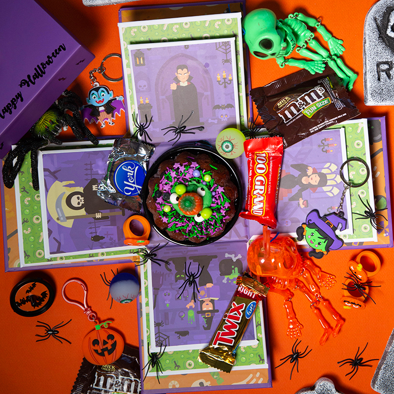 Spooky Cake Explosion Box Delivery Nationwide