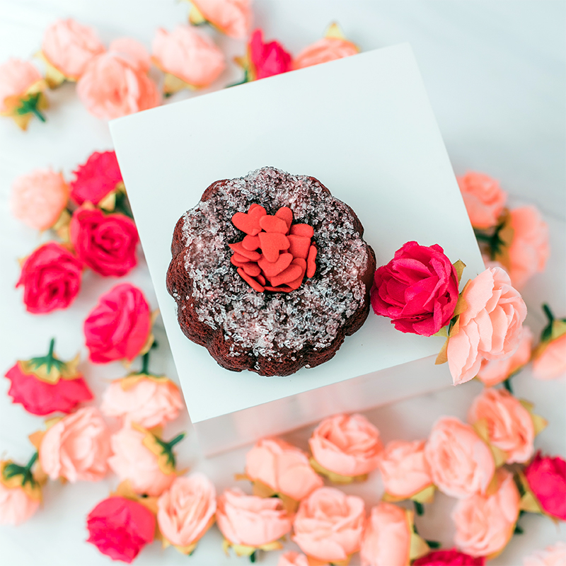 Anniversary Cake Explosion Box with Butterfly Surprise Delivery