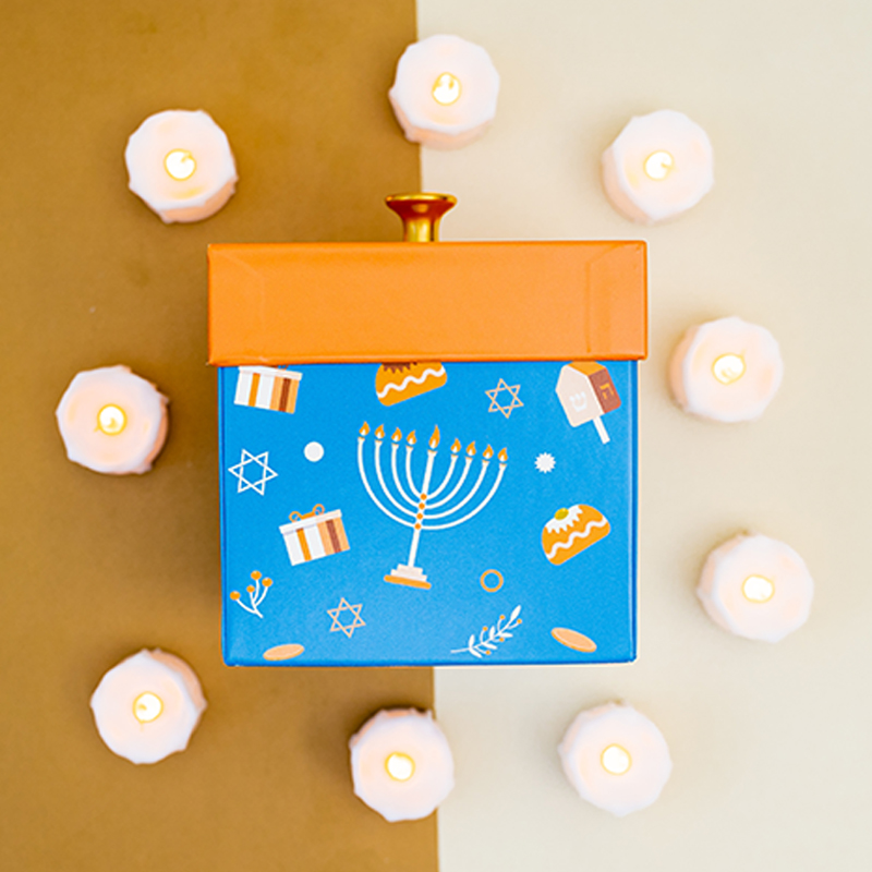 Hanukkah Cake Explosion Box Delivery Nationwide