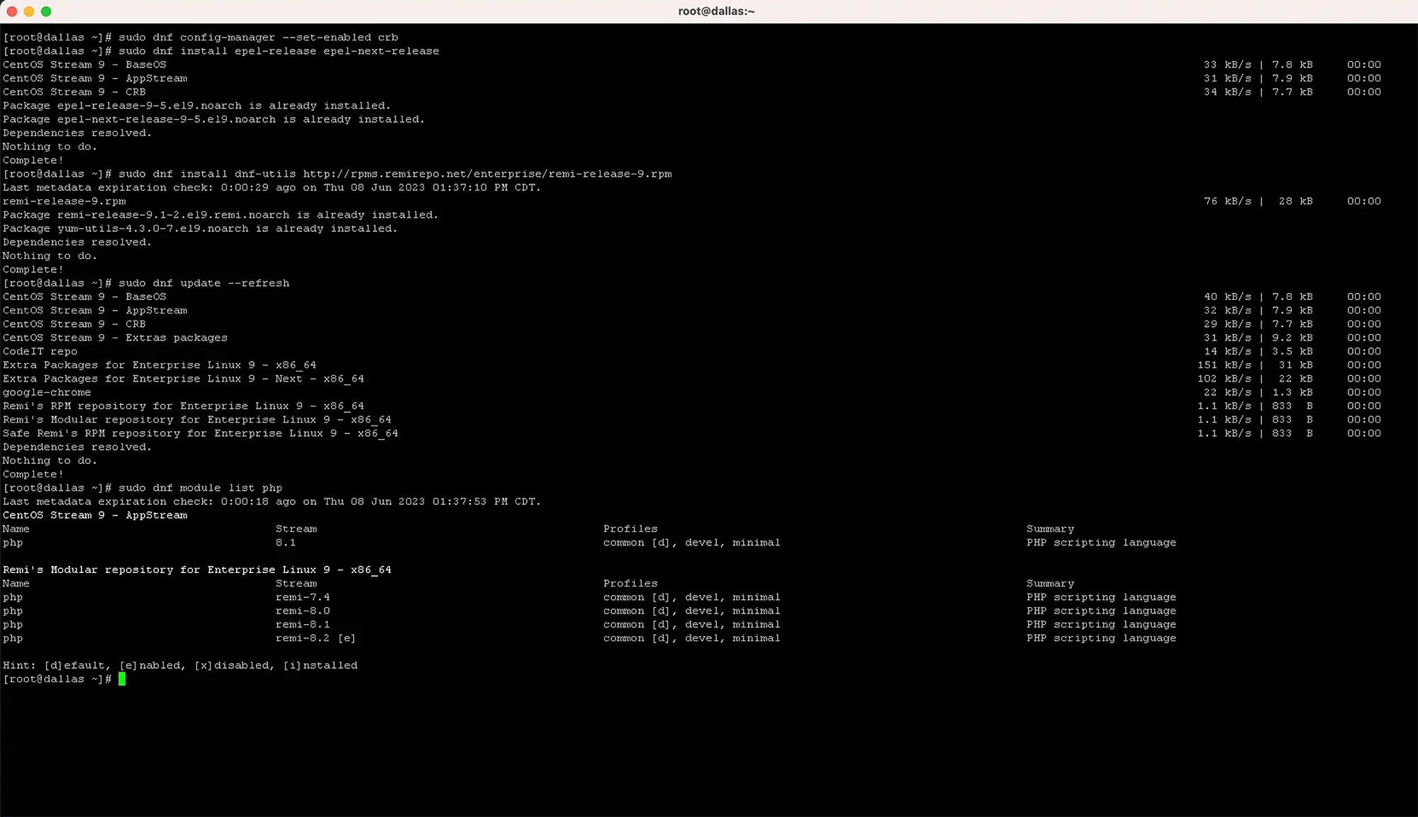 How to install and enable REMI repository on CentOS 9 Stream SERVERDIARY