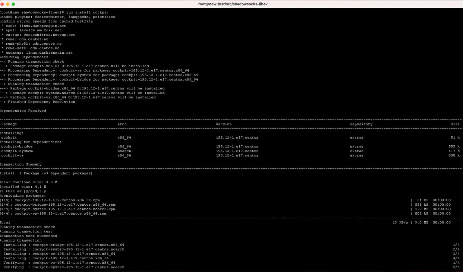 How to install Cockpit on CentOS 7 / CentOS 9 Stream and configure