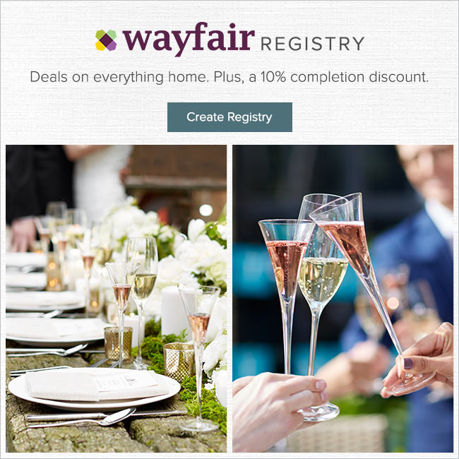 Wayfair Bridal Registry