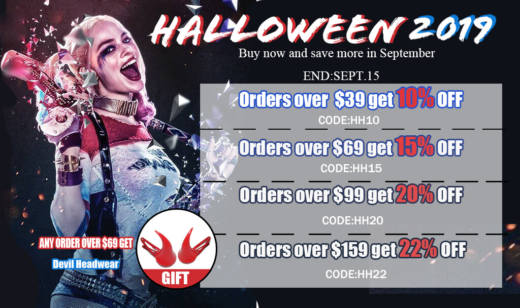 Costume Coupons, discounts, savings, clearance