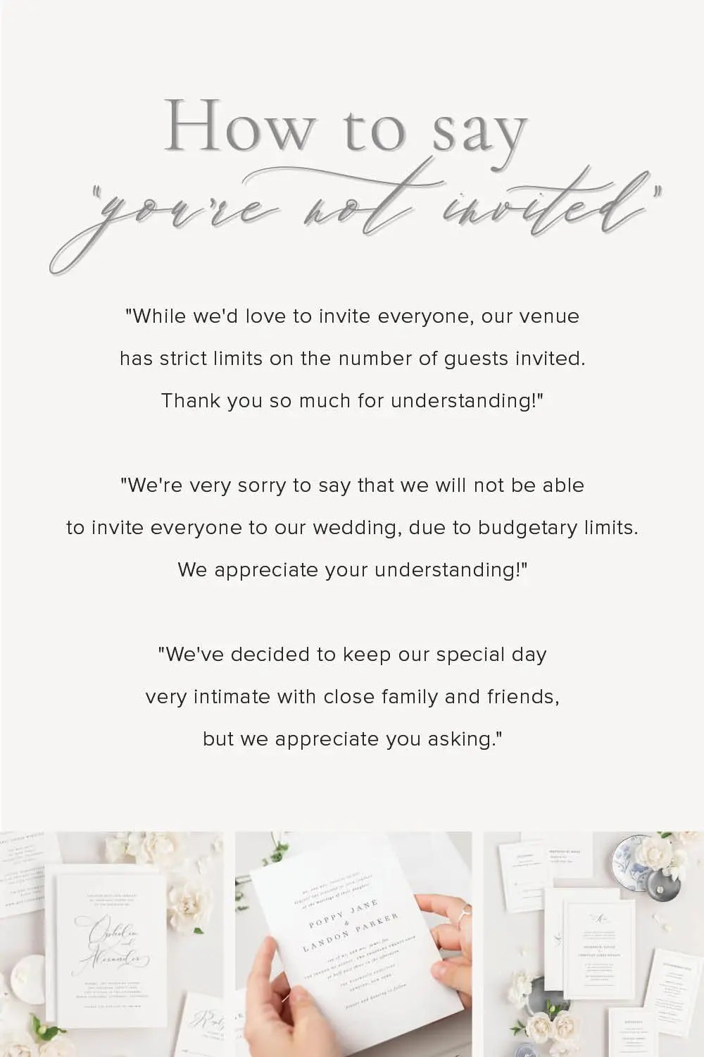 How to Limit Your Wedding Guest List Without Offending Anyone Shine