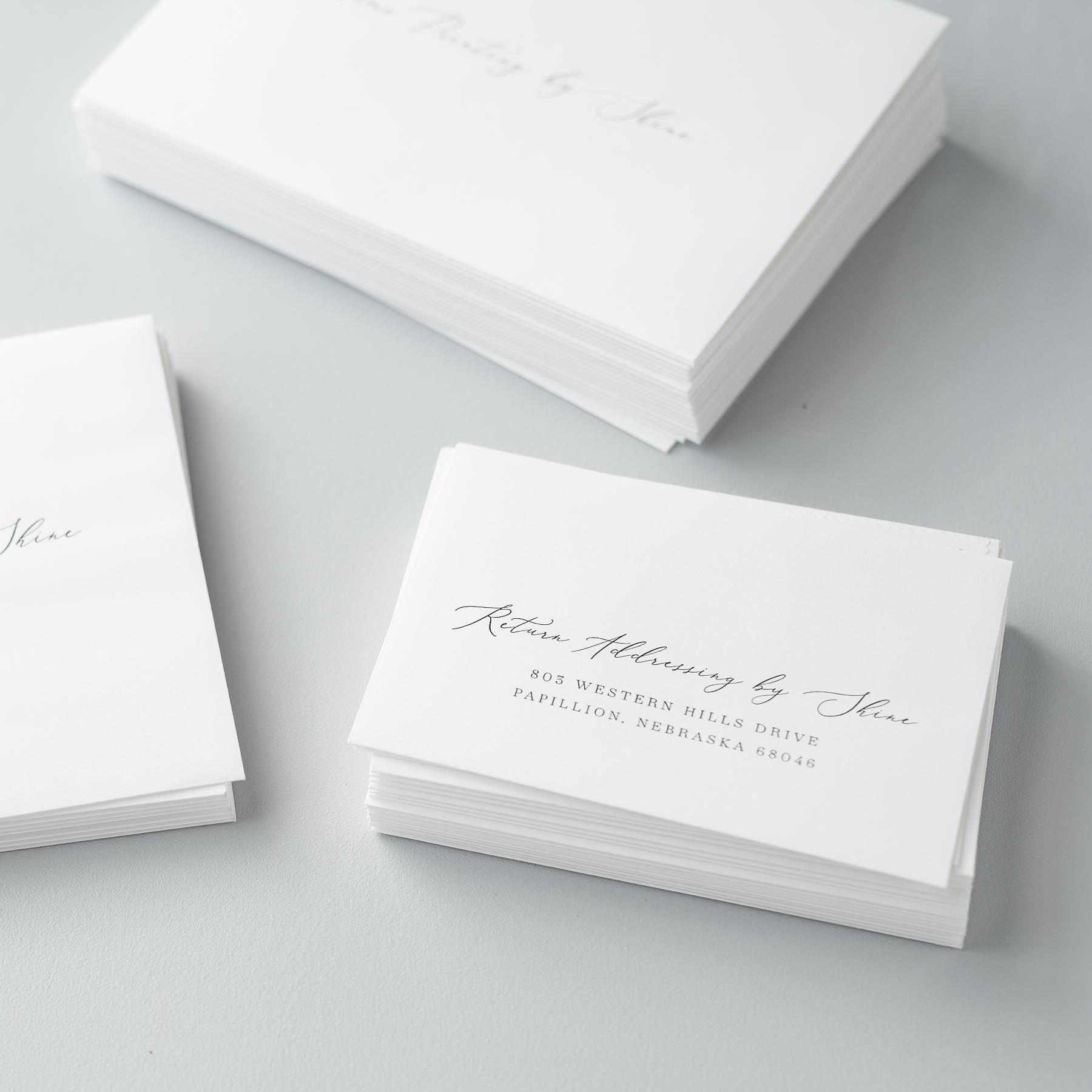 How to Mail Wedding Invitations at the Post Office Shine Wedding