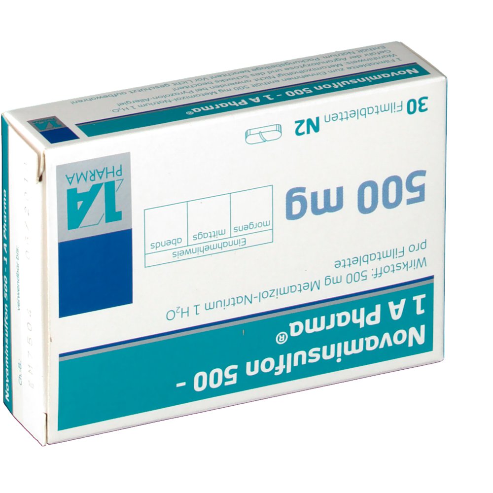 Novaminsulfon 500 1 A Pharma Filmtabletten