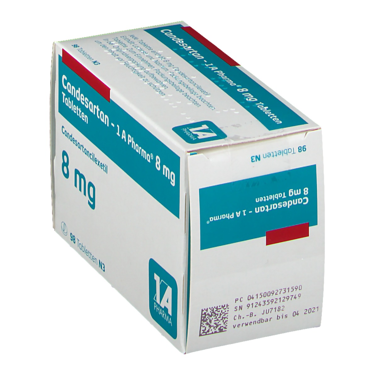 Candesartan 1 A Pharma 8mg