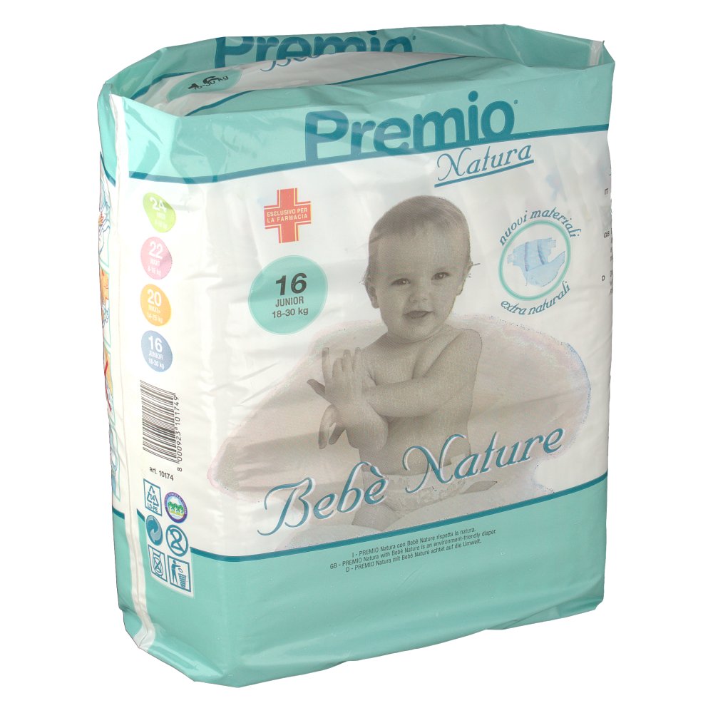 Premio® Natura Windeln 16 Junior 1830 kg