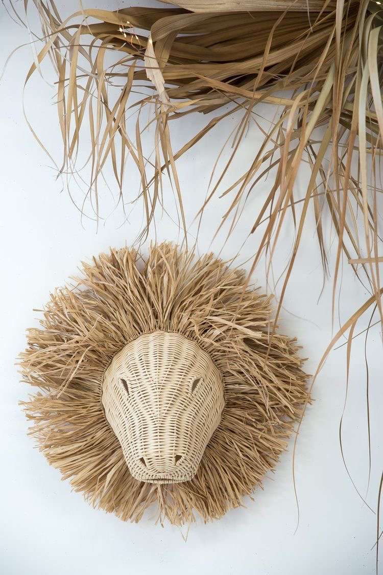 Rattan Animal Wall Art Shop Something