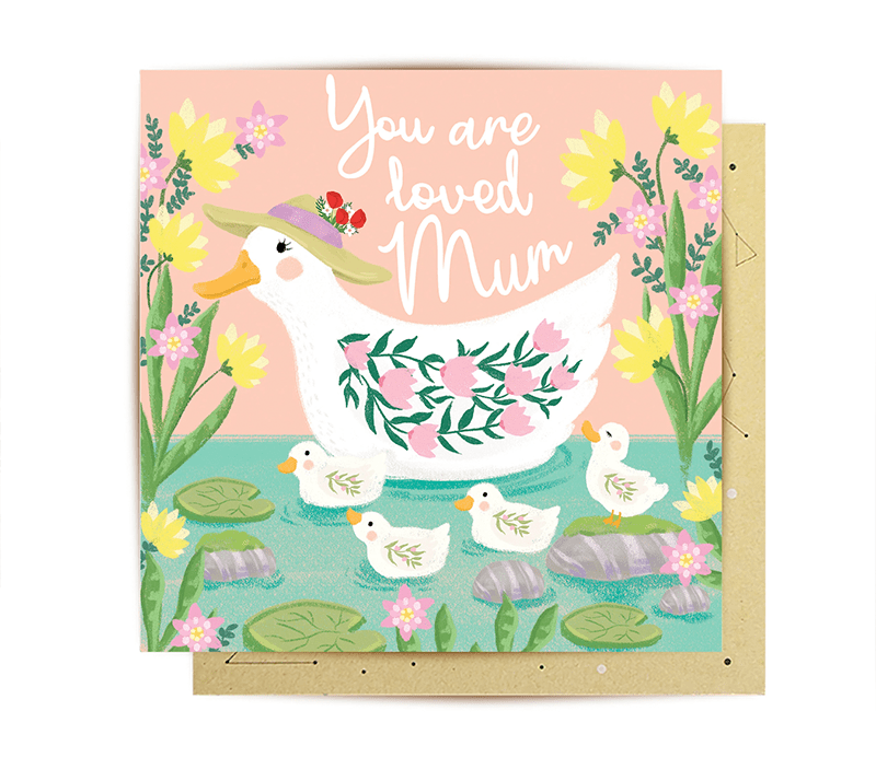 La La Land Australia Mother's Day "You Are Loved Mum" Greeting Card