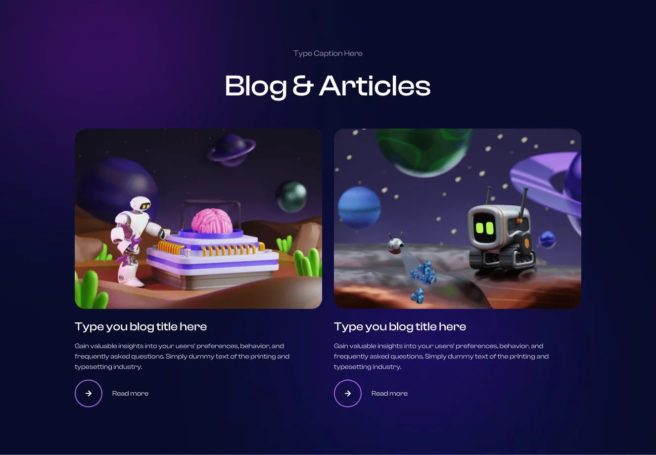 Bootstrap Blog Components in Casper library