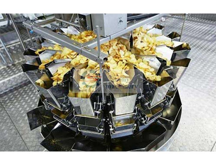 Potato chips and fries packaging machine Shuliy Machinery