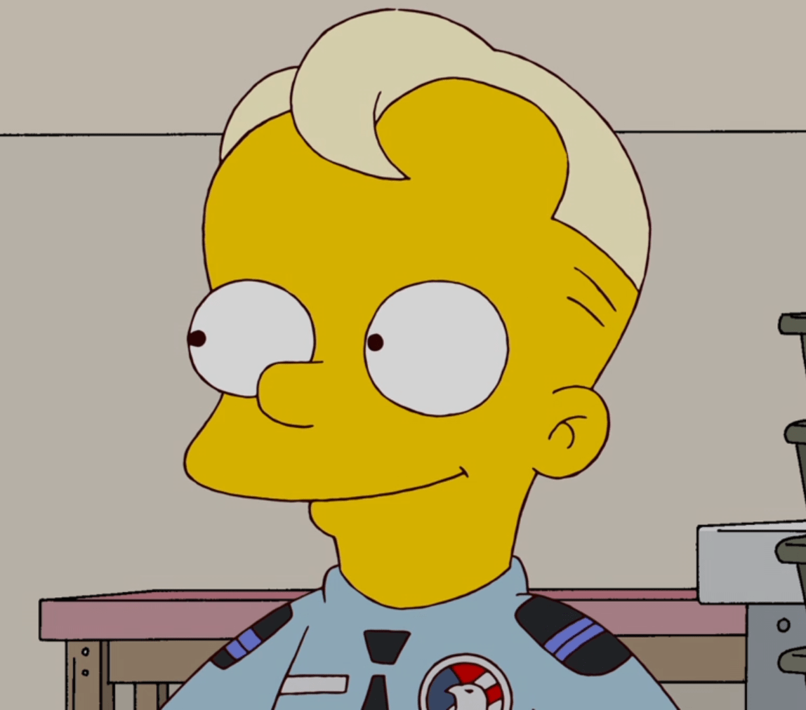 Springfield Airport security guard Wikisimpsons, the Simpsons Wiki