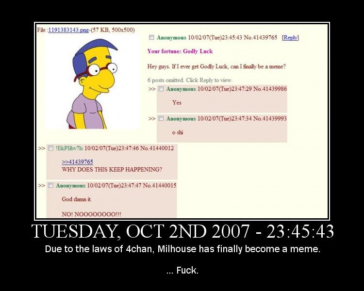 Milhouse is Not a Meme Wikisimpsons, the Simpsons Wiki
