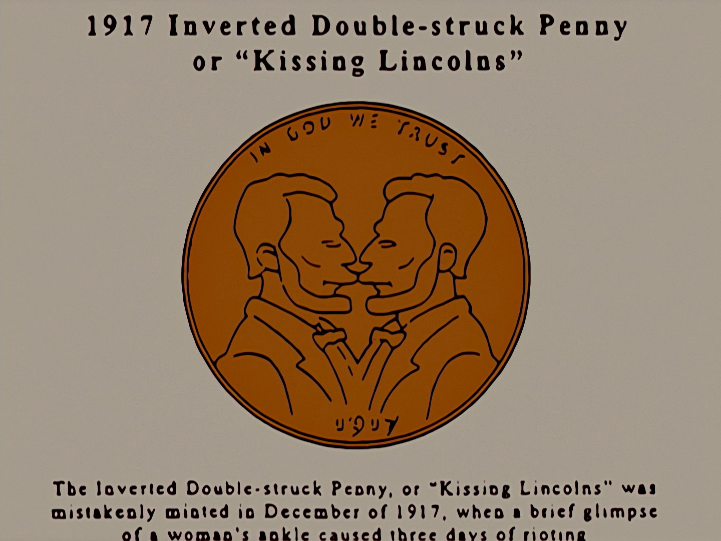 Kissing Lincolns Coin Wikisimpsons, the Simpsons Wiki