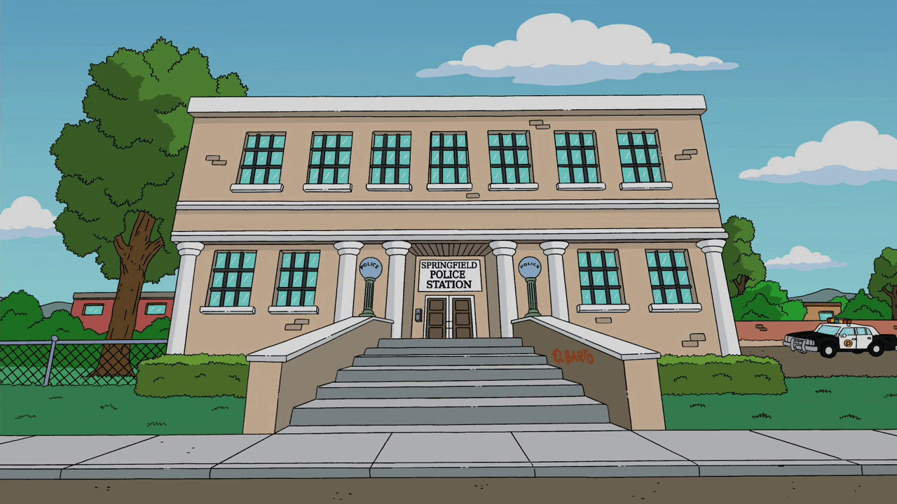 Springfield Police Station Wikisimpsons, the Simpsons Wiki