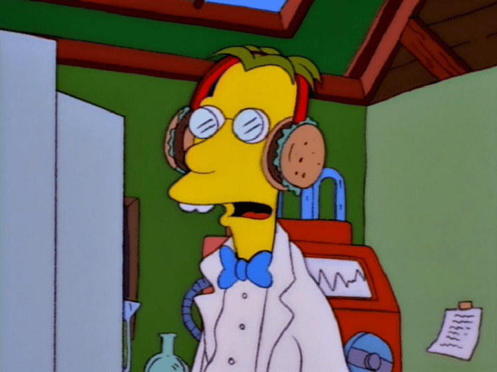 Hamburger earmuffs Wikisimpsons, the Simpsons Wiki