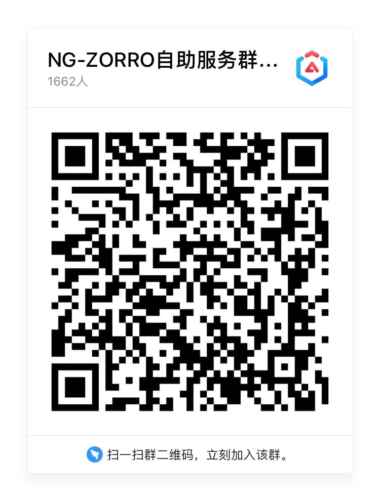 Ant Design of Angular 《NGZORRO（Ant Design of Angular）v8.2.0 组件文档