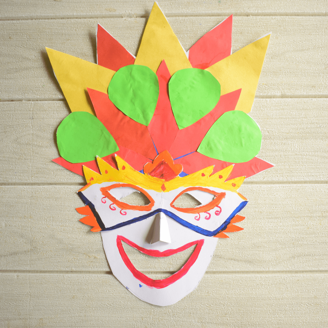 Masskara Festival/ Happy Face Mask Kids Craft Joan Peconcillo