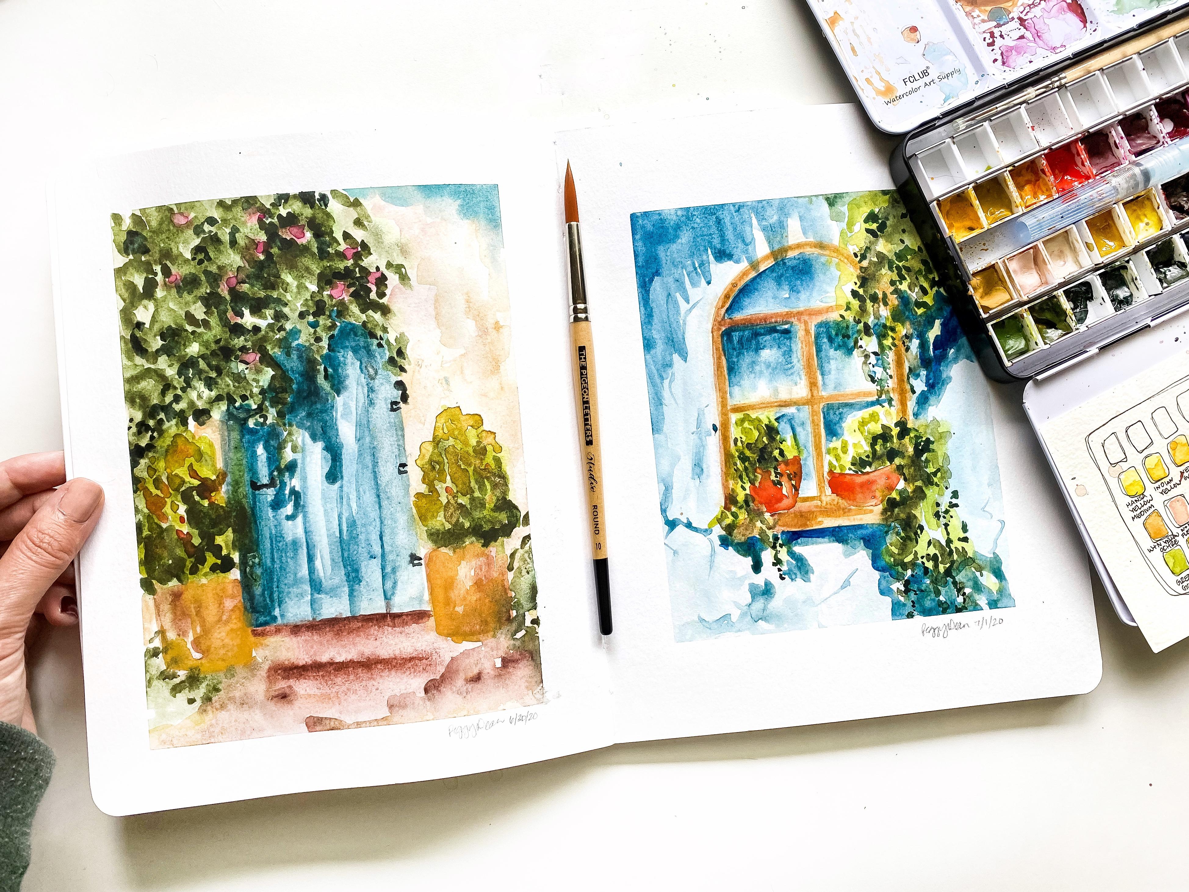 Watercolor Paint Dreamy Doors & Windows Peggy Dean Skillshare