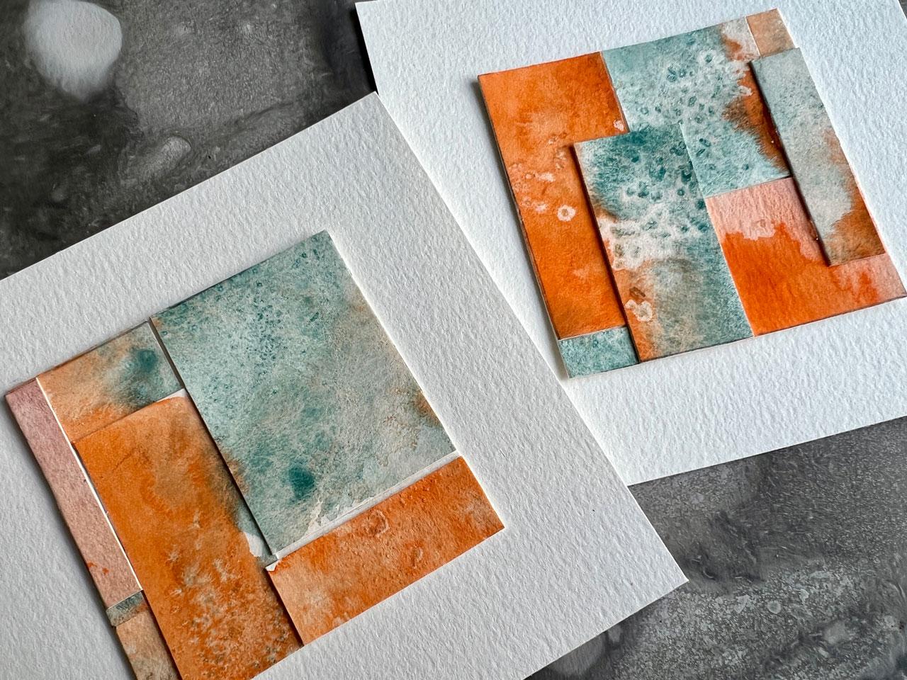 Junk Art Collage Abstracts Creating New Art from Old Art You Don't