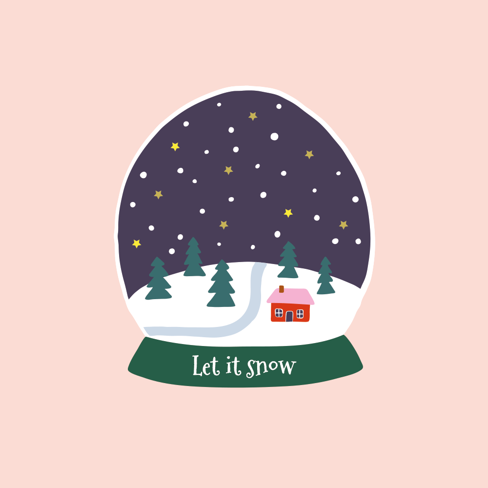 Animated Gif Snow Globe