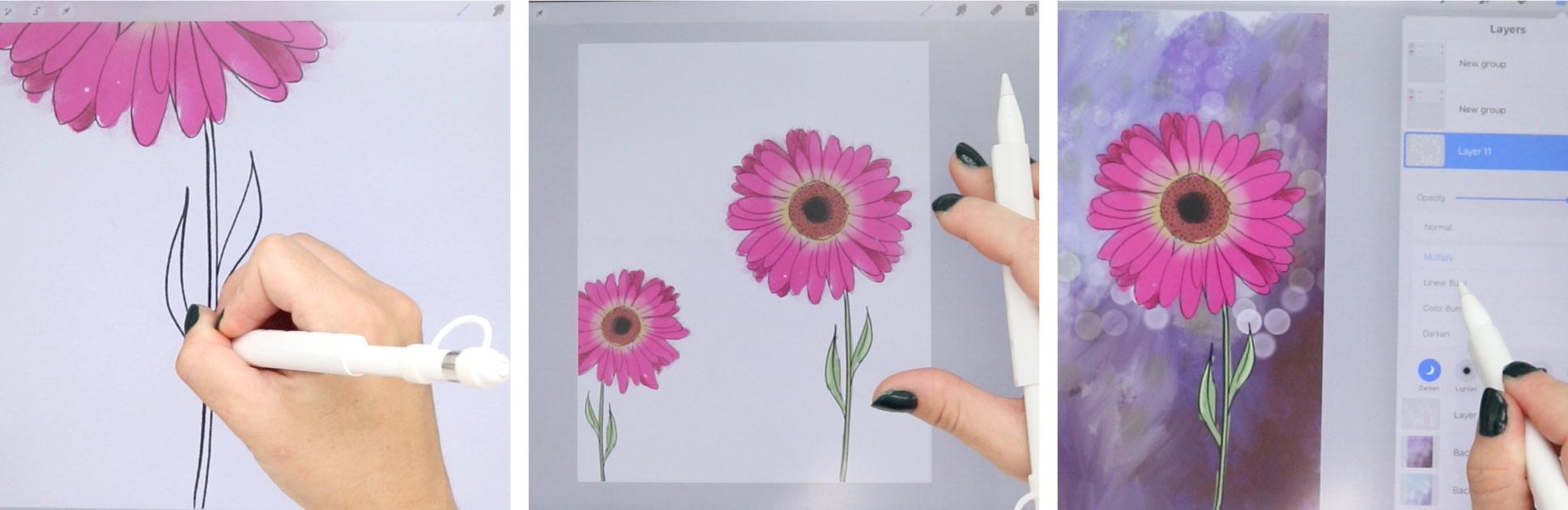 Easy flower painting with Procreate Weronika Zubek Skillshare