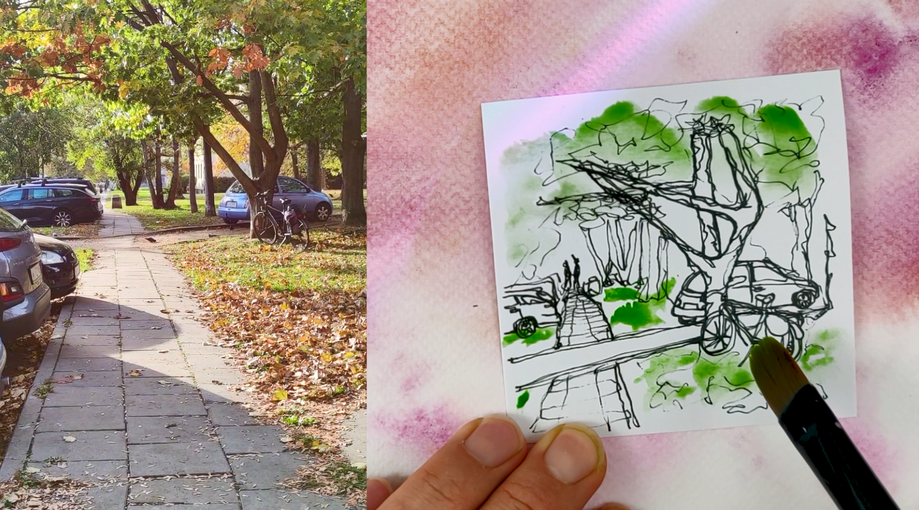 Easy Watercolor Art Journaling No Effort Drawing Fatih Mıstaçoğlu