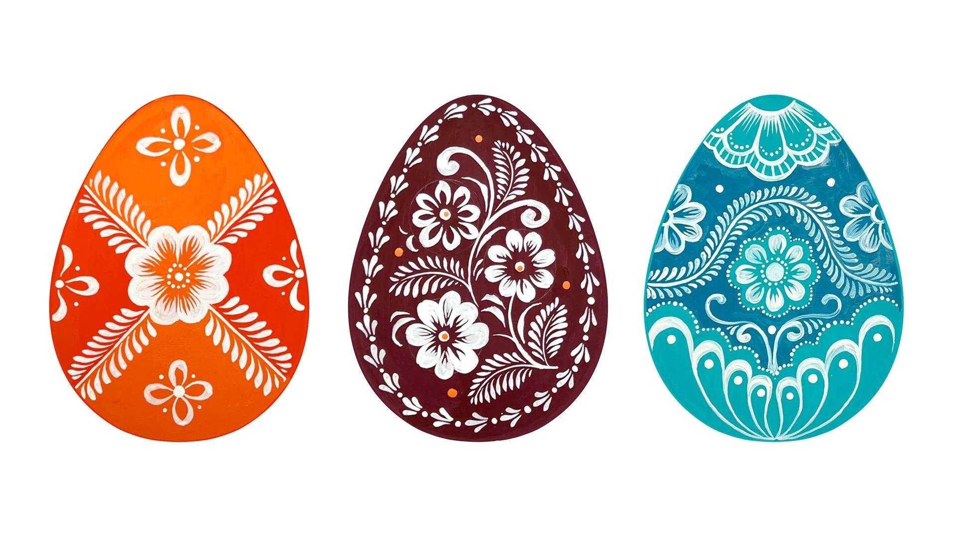 Explore Ukrainian Folk Art Paint Easy Beautiful Easter Eggs in Gouache Anna Bucciarelli