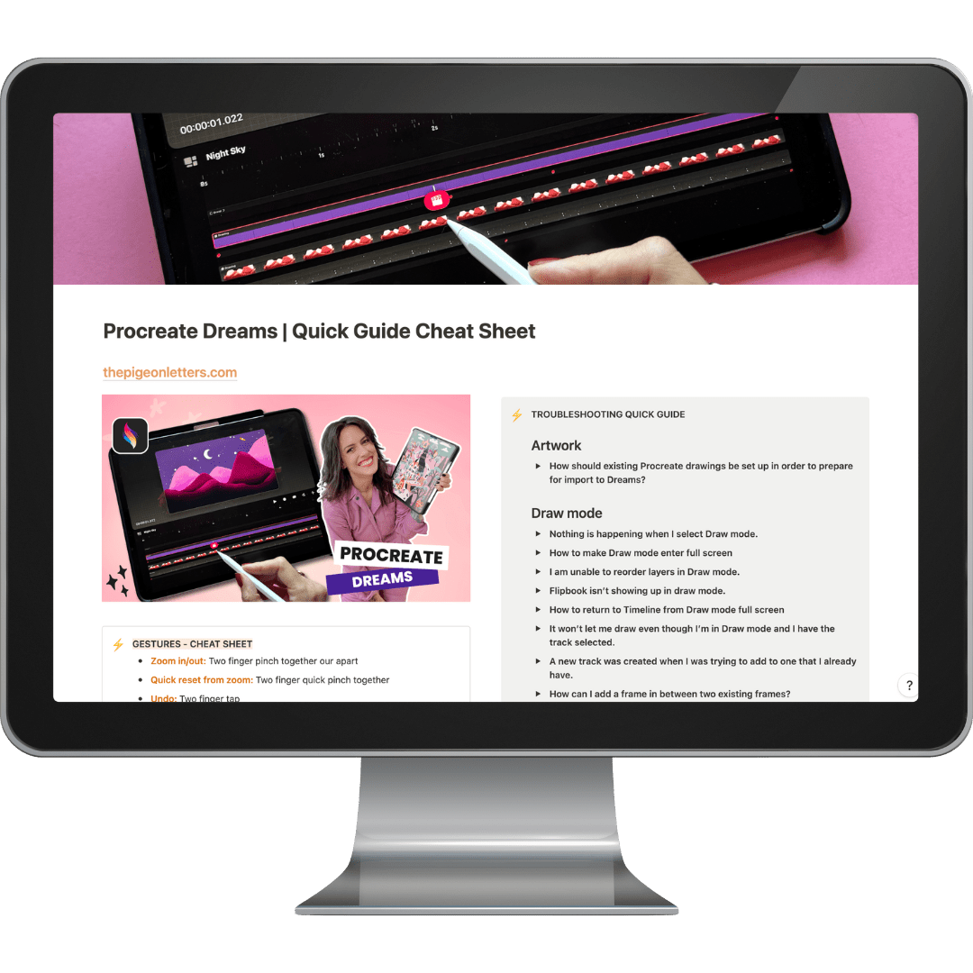 Procreate Dreams A Complete Guide to Animation on the iPad Peggy