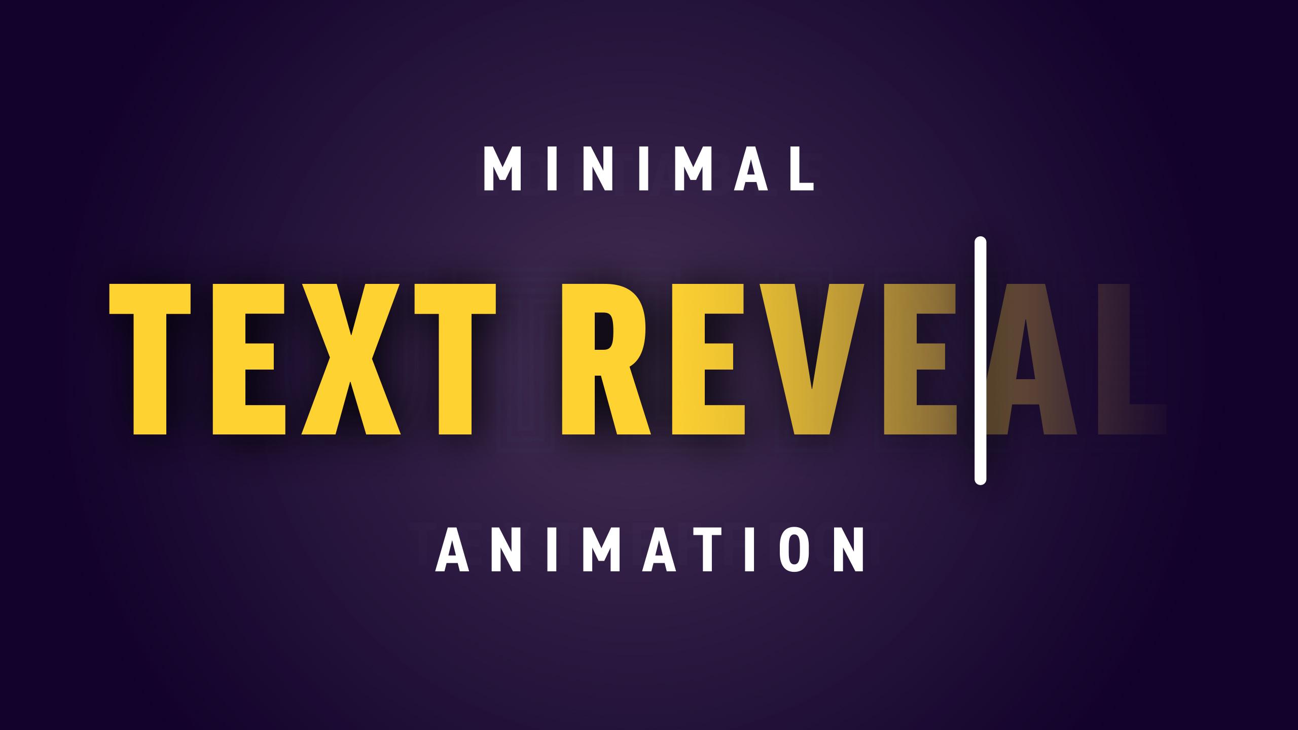 Animating a Text Reveal Adobe After Effects for Beginners Spencer