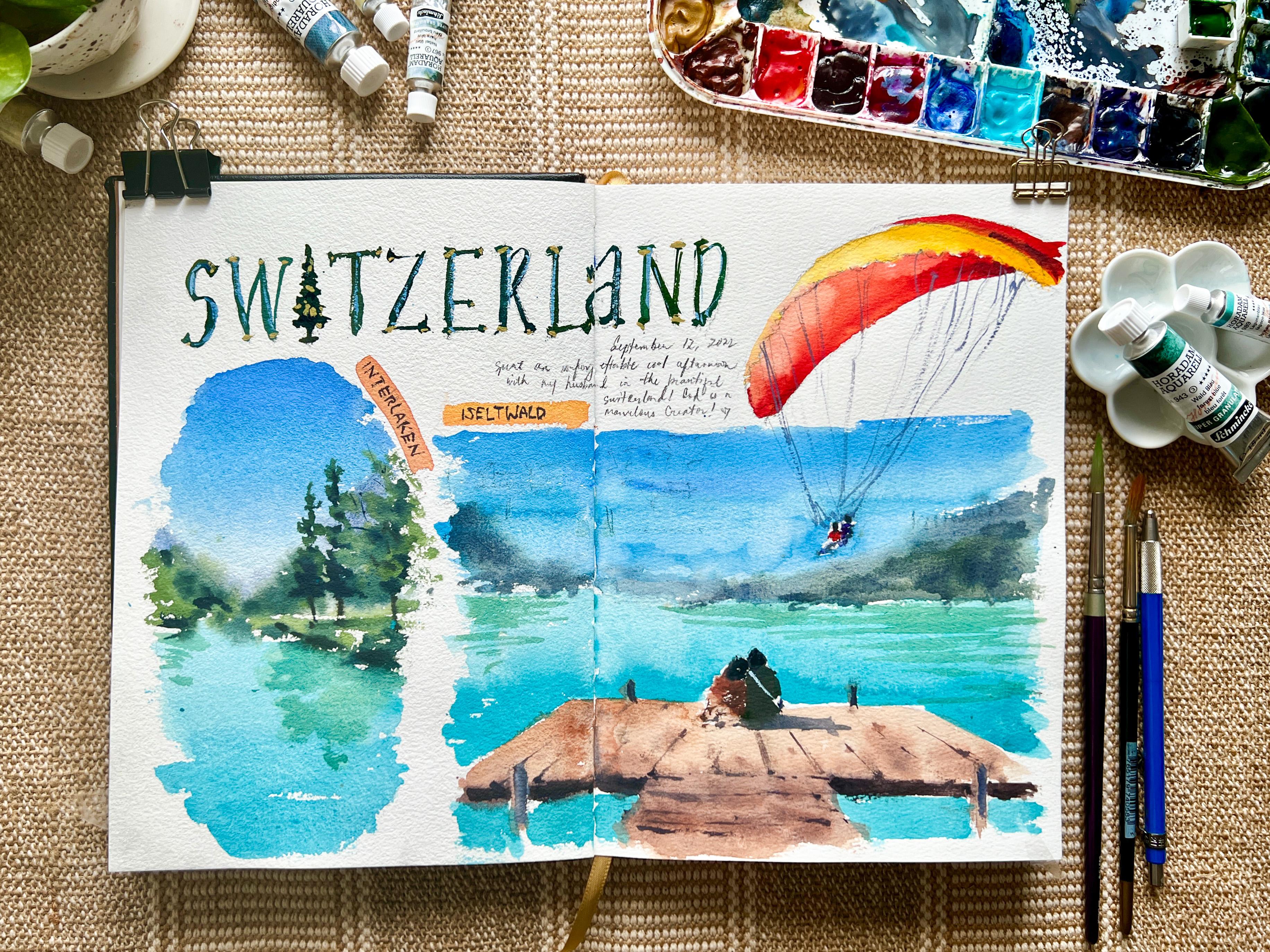 Watercolor Travel Journal Turn Your Adventures Into Vibrant Paintings