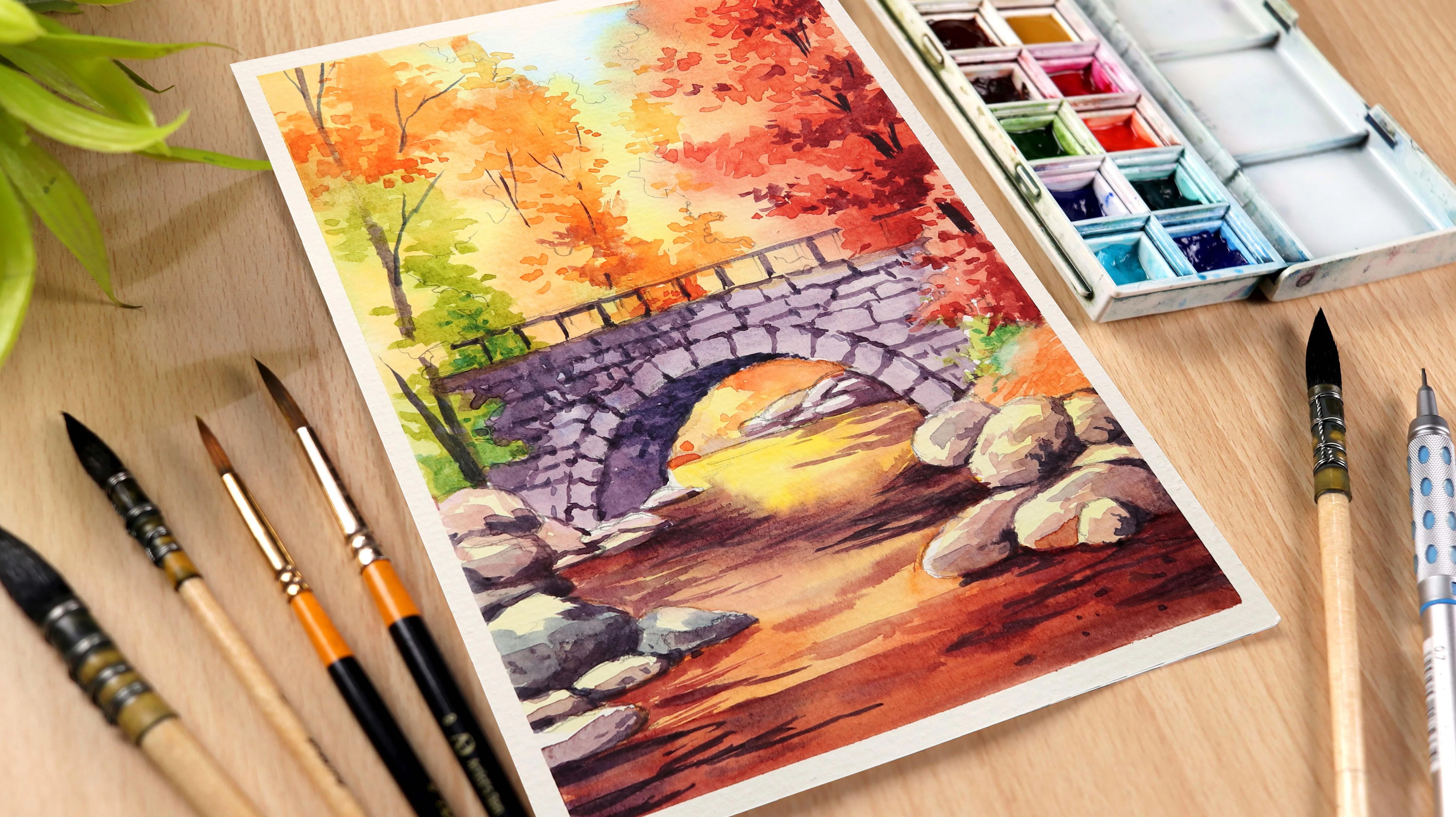 Landscape Watercolor Painting Techniques