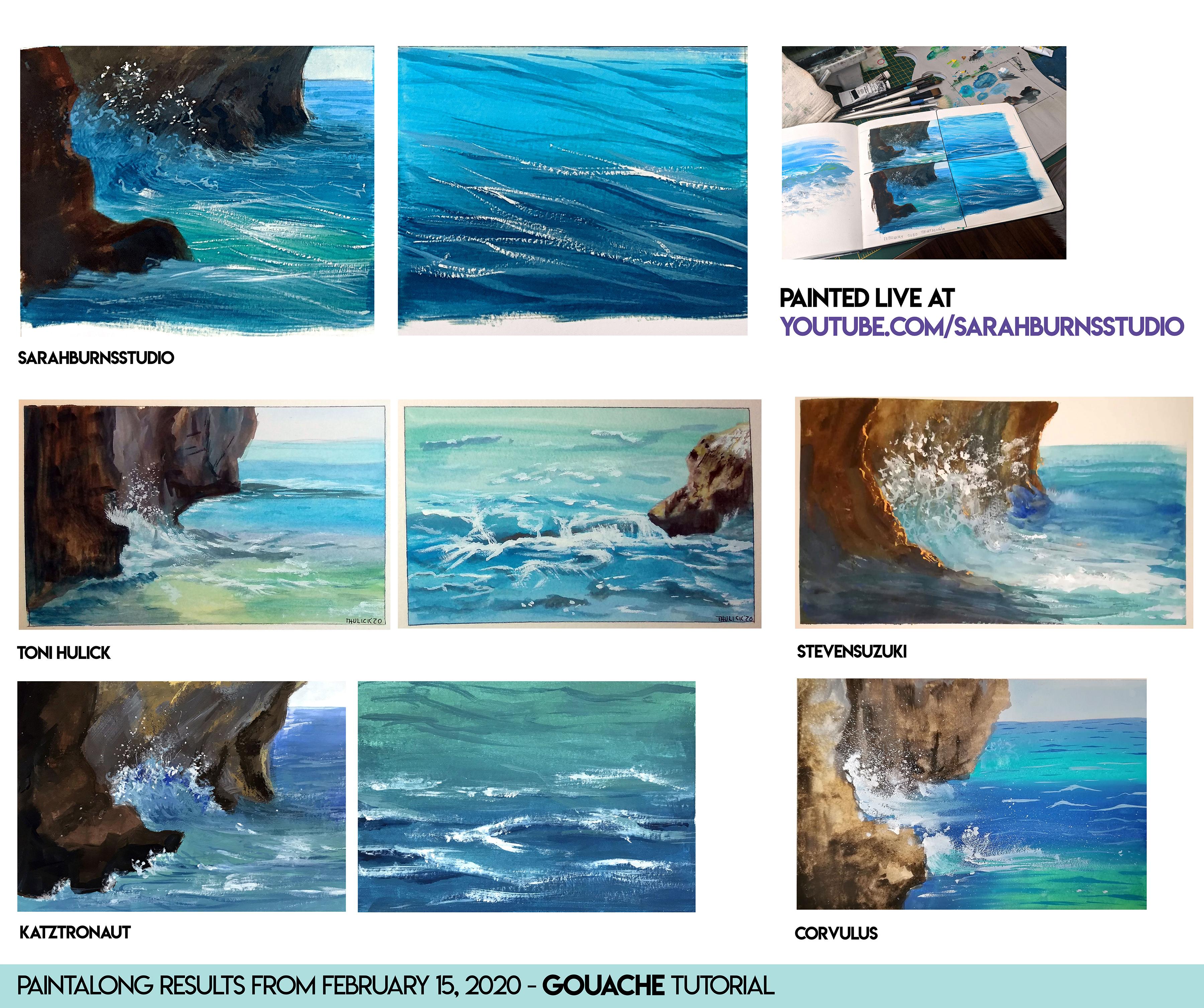 Draw & Paint ROCKS Indepth Explanation with Watercolor, Gouache