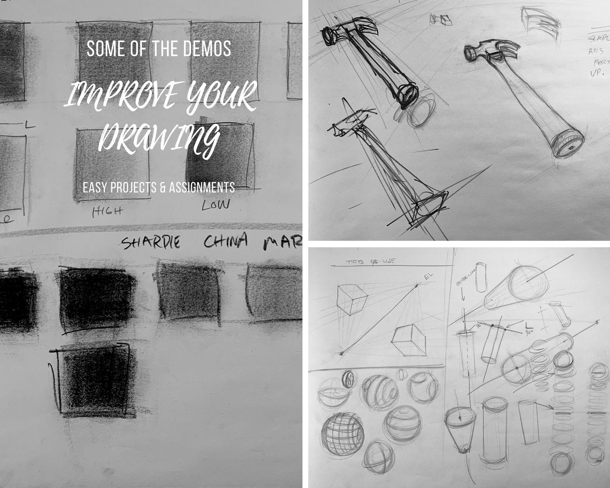 Improve Your Basic Drawing Skills With Easy & Fun Exercises ROBERT