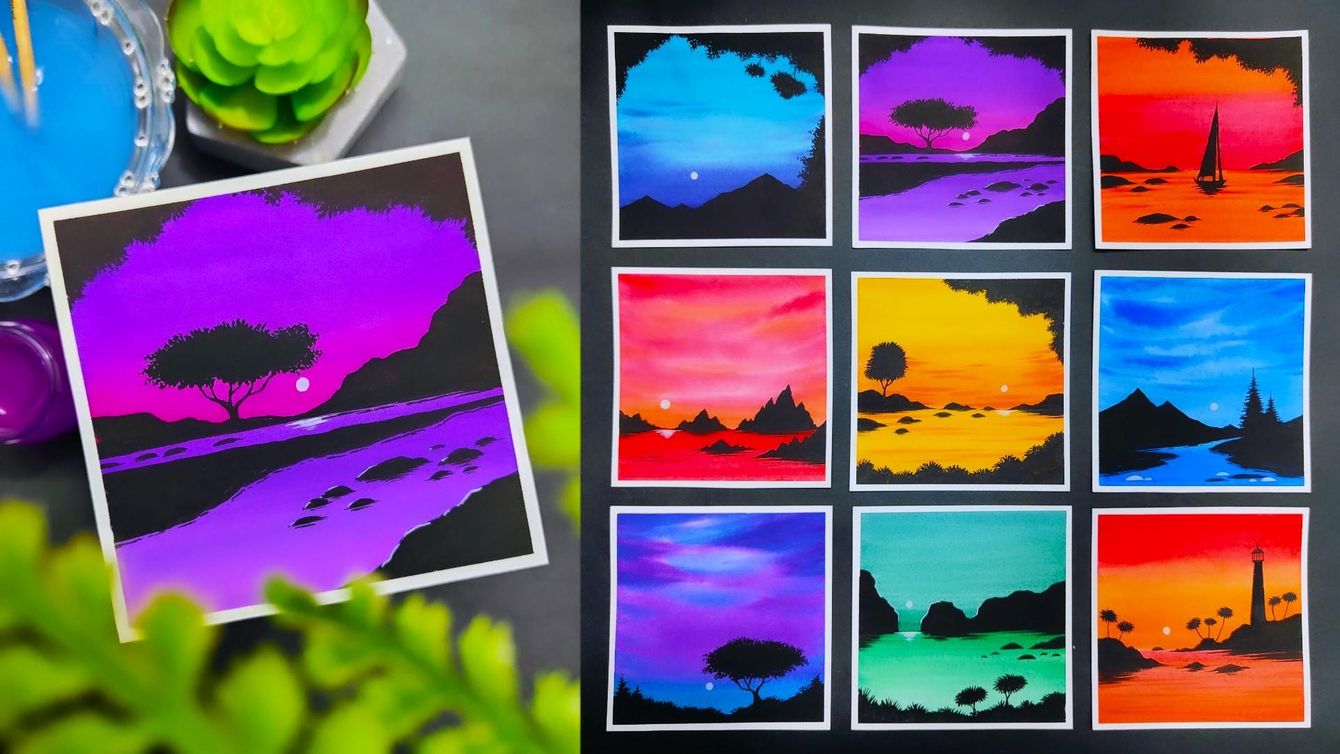 Easy Watercolor Landscape Painting A 10 Days Art Challenge for