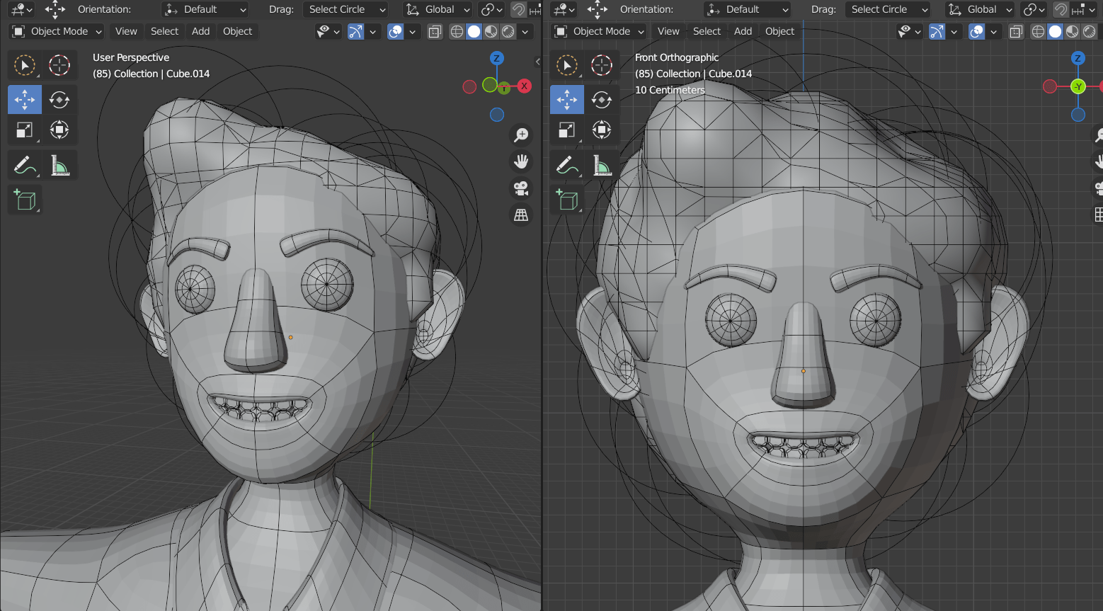Blender 3d model step step awardsvsa
